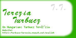 terezia turbucz business card